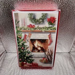 American Greetings Christmas Cards Fireplace 🎄